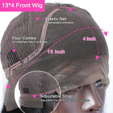 Load image into Gallery viewer, Curly Human Hair Wigs 13x4 Short Bob Wig Remy 150 180 250 Density Lace - Bianca's hair and beauty supply
