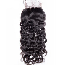 Load image into Gallery viewer, BeuMax Hairs Brazilian Human Hair Closure with Baby Hair, Water Wave - Bianca's hair and beauty supply
