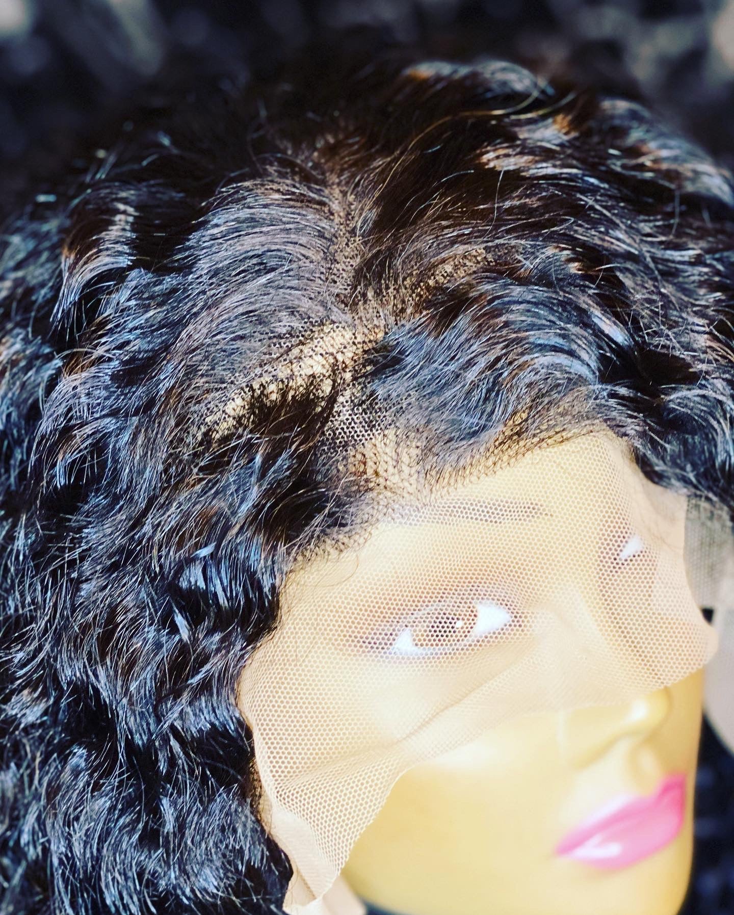 Jerry curly lace front wigs 13*4 - Bianca's hair and beauty supply