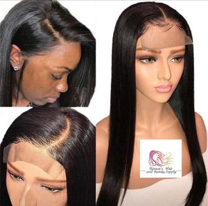 Transparent lace closure wigs