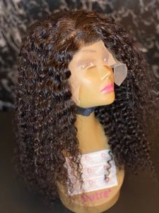 Jerry curly lace front wigs 13*4 - Bianca's hair and beauty supply