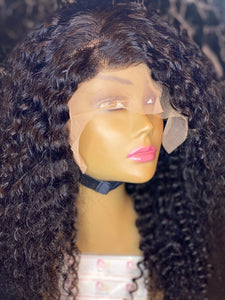 Jerry curly lace front wigs 13*4 - Bianca's hair and beauty supply