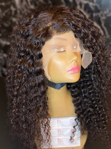 Jerry curly lace front wigs 13*4 - Bianca's hair and beauty supply