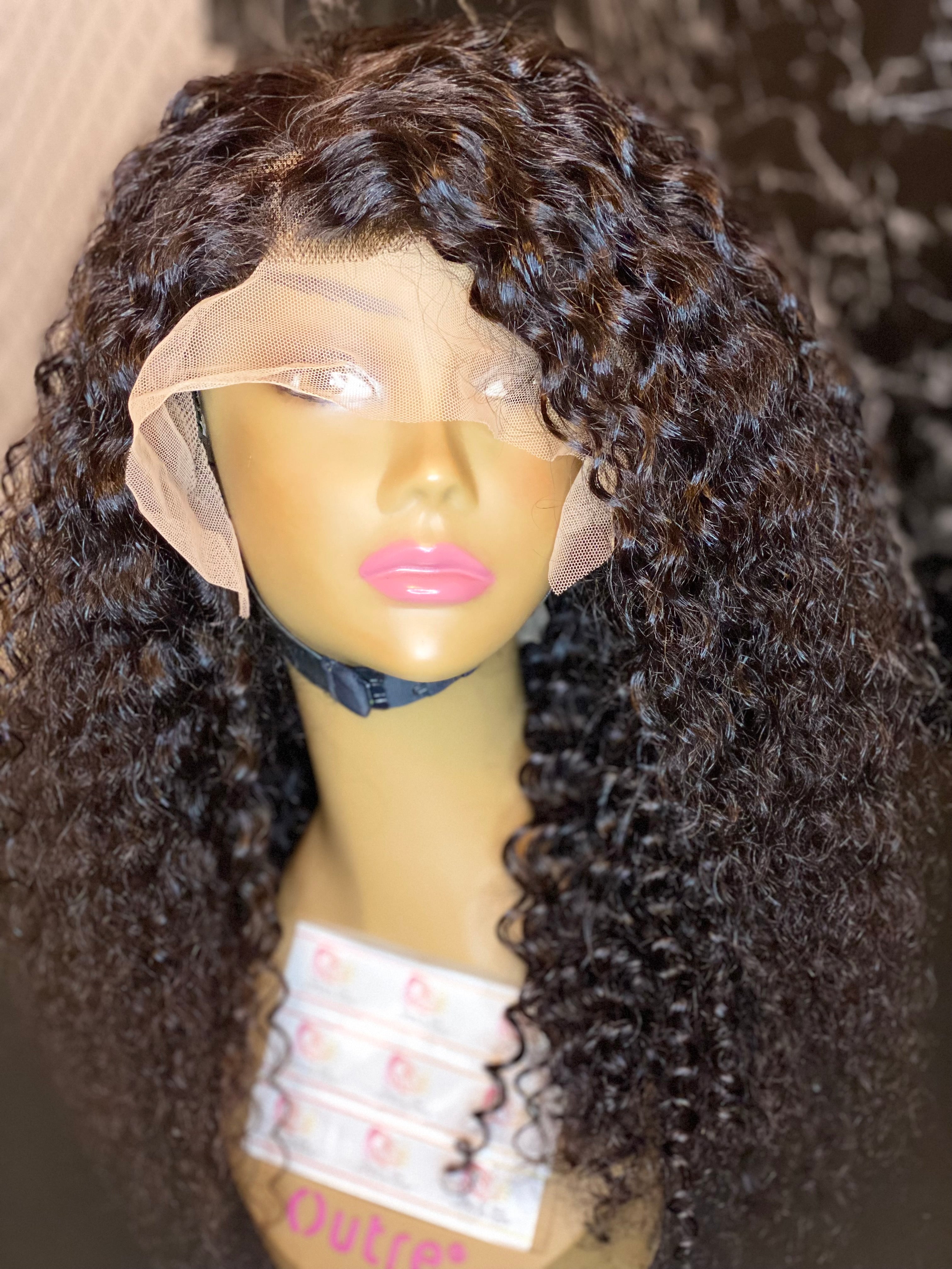 Jerry curly lace front wigs 13*4 - Bianca's hair and beauty supply