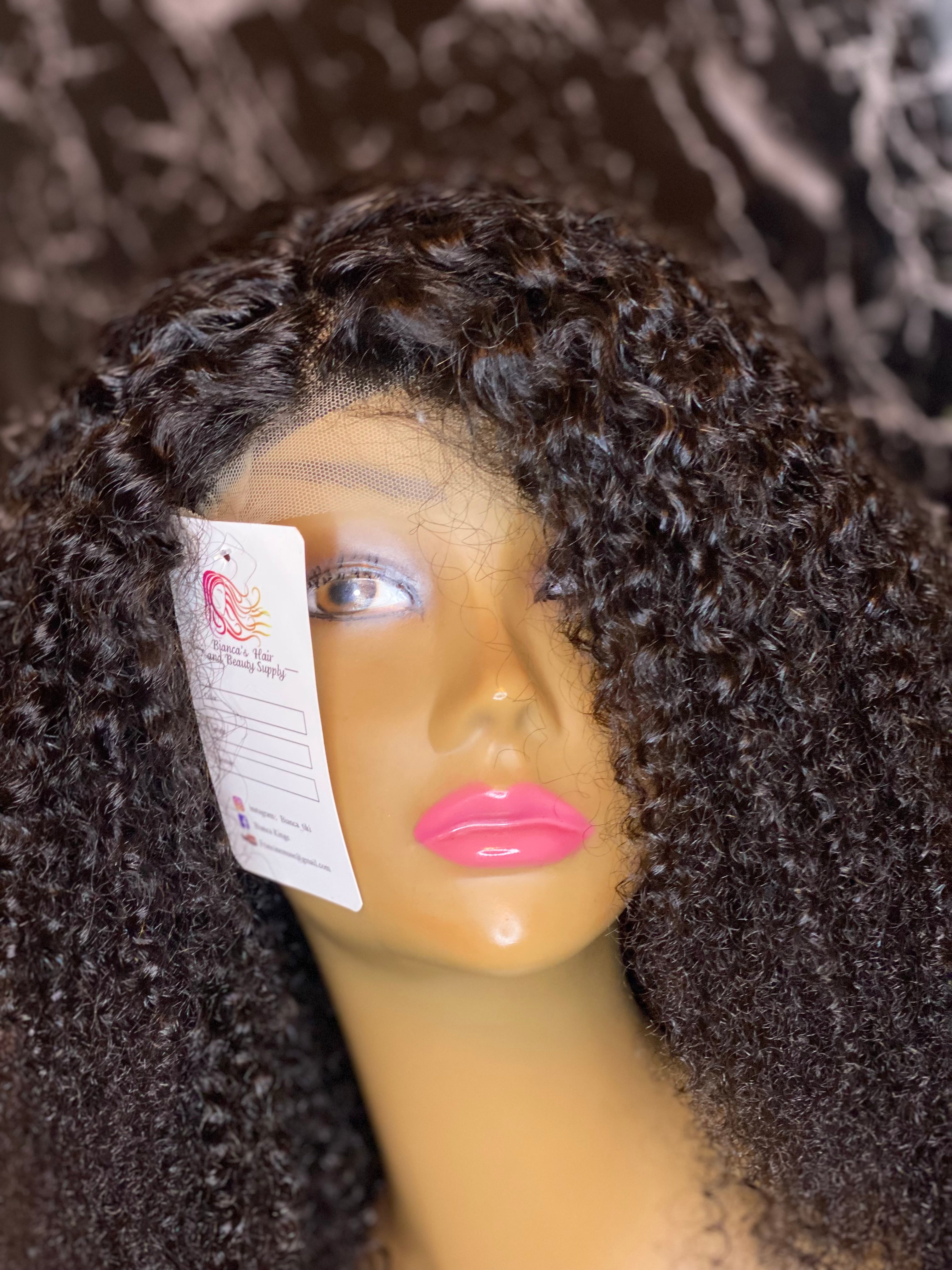 4x4 kinky curly lace wig