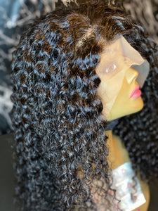 Jerry curly lace front wigs 13*4 - Bianca's hair and beauty supply