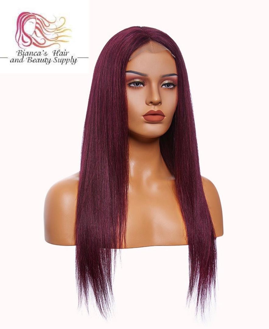 Transparent lace closure wigs