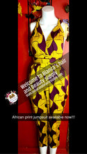 Load image into Gallery viewer, African print jumpsuit
