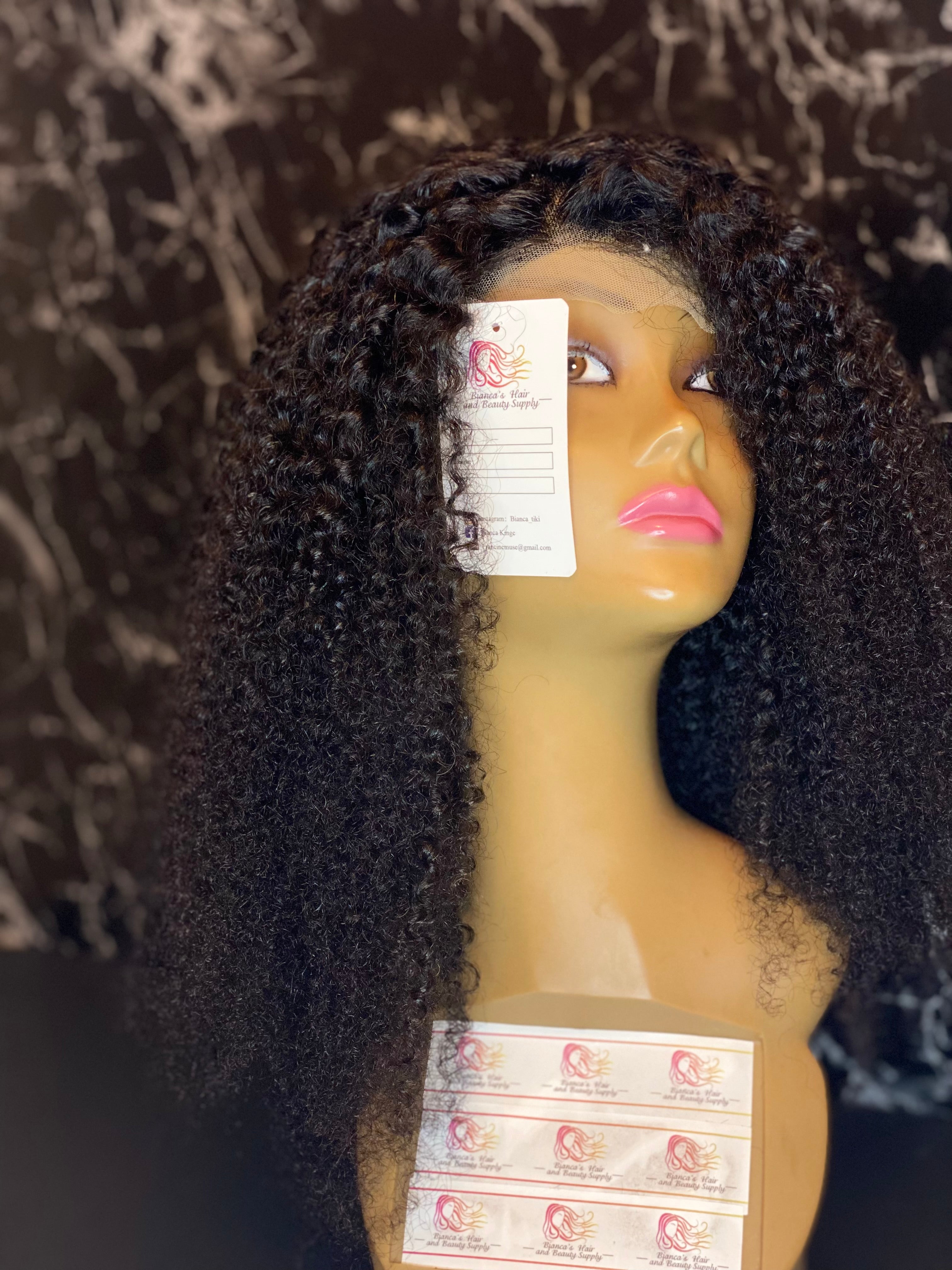 4x4 kinky curly lace wig