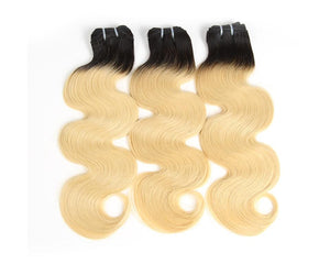 Beumax Hair Body Wave Brazilian Virgin Human Hair 1/4 Pcs Blonde - Bianca's hair and beauty supply