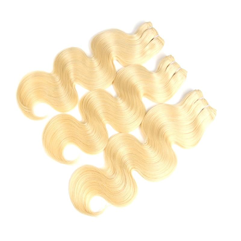 Beumax Hair Body Wave Brazilian Virgin Human Hair 1/4 Pcs Blonde - Bianca's hair and beauty supply