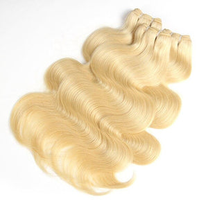 Beumax Hair Body Wave Brazilian Virgin Human Hair 1/4 Pcs Blonde - Bianca's hair and beauty supply