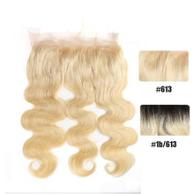 Load image into Gallery viewer, Beumax Hair Body Wave Brazilian Virgin Hair 13x4 Lace Frontal #613 - Bianca's hair and beauty supply

