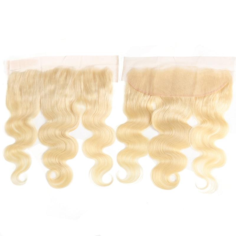 Beumax Hair Body Wave Brazilian Virgin Hair 13x4 Lace Frontal #613 - Bianca's hair and beauty supply