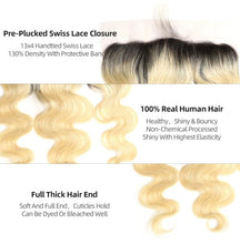 Load image into Gallery viewer, Beumax Hair Body Wave Brazilian Virgin Hair 13x4 Lace Frontal #613 - Bianca's hair and beauty supply
