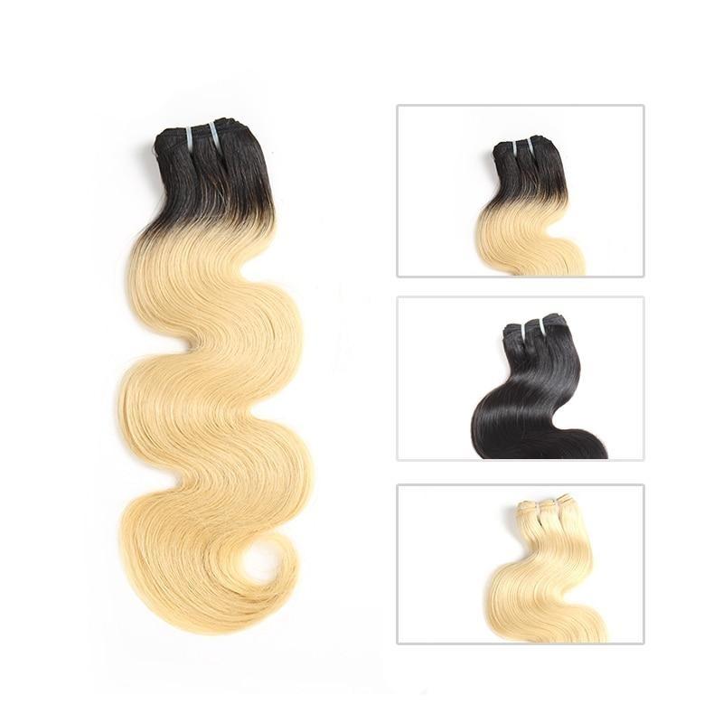 Beumax Hair Body Wave Brazilian Virgin Human Hair 1/4 Pcs Blonde - Bianca's hair and beauty supply