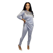 Load image into Gallery viewer, 2020 Dashiki Traditional African Clothing Two Piece Set Women Africaine Print Bodycon Dress+Pants African Clothes - Bianca's hair and beauty supply
