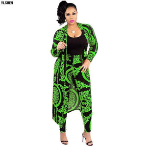 Two Piece Set Print African Dresses for Women Dashiki Plus Size Clothes Ankara Long Dress Suit Bazin Robe Africaine Femme 2019 - Bianca's hair and beauty supply