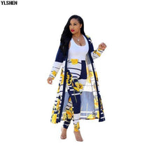 Load image into Gallery viewer, Two Piece Set Print African Dresses for Women Dashiki Plus Size Clothes Ankara Long Dress Suit Bazin Robe Africaine Femme 2019 - Bianca's hair and beauty supply
