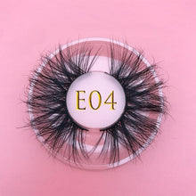 Load image into Gallery viewer, 25mm E06 MIKIWI 100% handmade natural  thick  Eye lashes wispy makeup extention tools 3D mink hair volume soft false  eyelashes - Bianca's hair and beauty supply
