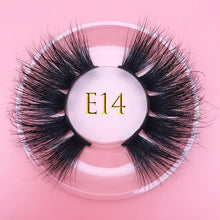 Load image into Gallery viewer, 25mm E06 MIKIWI 100% handmade natural  thick  Eye lashes wispy makeup extention tools 3D mink hair volume soft false  eyelashes - Bianca's hair and beauty supply
