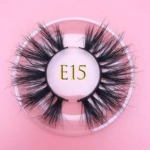 Load image into Gallery viewer, 25mm E06 MIKIWI 100% handmade natural  thick  Eye lashes wispy makeup extention tools 3D mink hair volume soft false  eyelashes - Bianca's hair and beauty supply
