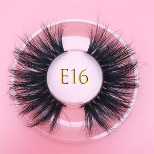 25mm E06 MIKIWI 100% handmade natural  thick  Eye lashes wispy makeup extention tools 3D mink hair volume soft false  eyelashes - Bianca's hair and beauty supply