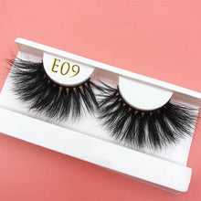Load image into Gallery viewer, 25mm E06 MIKIWI 100% handmade natural  thick  Eye lashes wispy makeup extention tools 3D mink hair volume soft false  eyelashes - Bianca's hair and beauty supply
