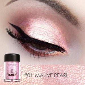 FOCALLURE Glitter Eye Shadow 18 Colors Cosmetic Makeup Diamond Lips Loose Makeup Eyes Pigment Powder Comestic Single Eye Shadow - Bianca's hair and beauty supply