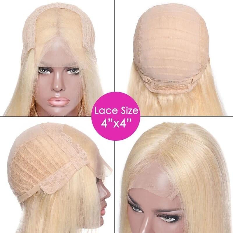 BeuMax Hairs Brazilian 4x4 HD Transparent Lace Front Colored Closure - Bianca's hair and beauty supply