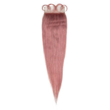Load image into Gallery viewer, Beumax Bundles With Closure Straight Pink Blonde Human Hair Bundles - Bianca's hair and beauty supply
