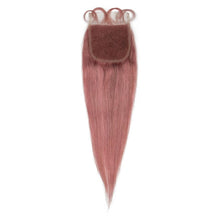 Load image into Gallery viewer, Beumax Bundles With Closure Straight Pink Blonde Human Hair Bundles - Bianca's hair and beauty supply
