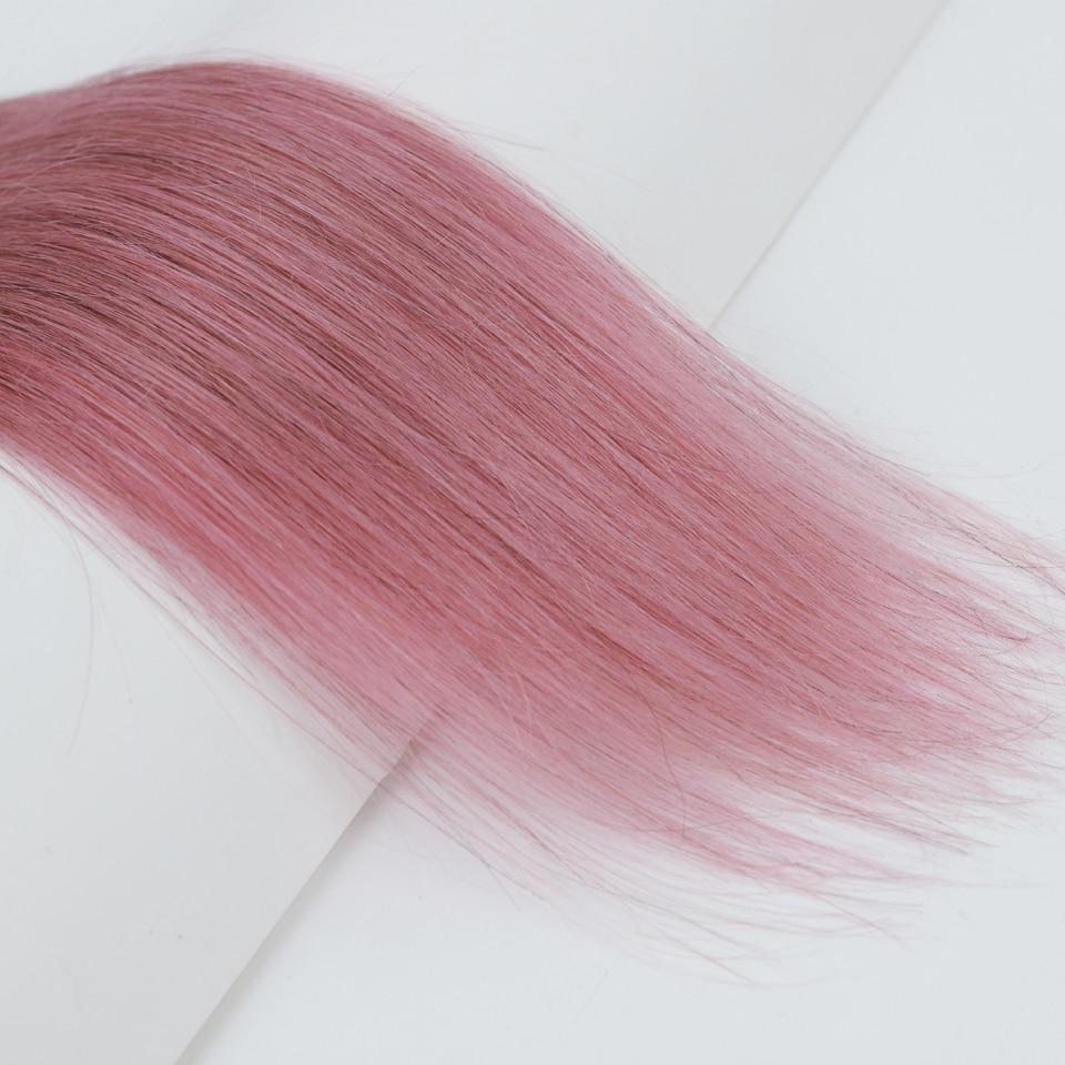 Beumax Bundles With Closure Straight Pink Blonde Human Hair Bundles - Bianca's hair and beauty supply