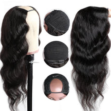 Load image into Gallery viewer, U Part Wig Body Wave Human Hair Wigs for Women Brazilian Remy Hair - Bianca's hair and beauty supply
