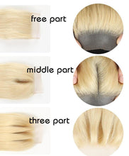 Load image into Gallery viewer, Beumax Bundles With Closure 613 Blonde Closure With Human Hair Bundles - Bianca's hair and beauty supply
