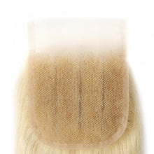 Load image into Gallery viewer, Beumax Bundles With Closure 613 Blonde Closure With Human Hair Bundles - Bianca's hair and beauty supply
