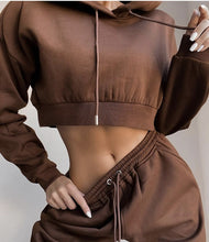 Load image into Gallery viewer, hirigin 2020 Winter Fashion Outfits for Women Tracksuit Hoodies Sweatshirt and Sweatpants Casual Sports 2 Piece Set Sweatsuits - Bianca's hair and beauty supply
