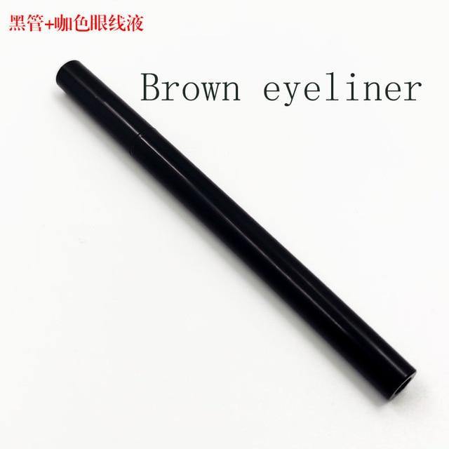 10PCS Lashes Magic Self-adhesive Liquid Eyeliner Glue for Makeup Eyelashes Tool Magnet-free Glue-free Long Lasting Pen Pencil - Bianca's hair and beauty supply