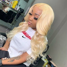 Load image into Gallery viewer, 613 Frontal Wig Brazilian Straight T Part Lace Front Human Hair Wigs - Bianca's hair and beauty supply

