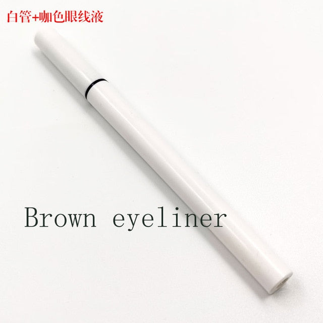 NEW 2 IN 1 Self Adhesive Liquid Eyeliner For False Eyelashes Glue Long-Lasting black eyeliner pen /1pcs - Bianca's hair and beauty supply