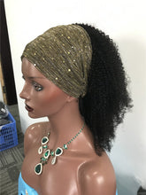 Load image into Gallery viewer, Scarf Wig 250% Density Afro Kinky Curly Headband Wig - Bianca's hair and beauty supply
