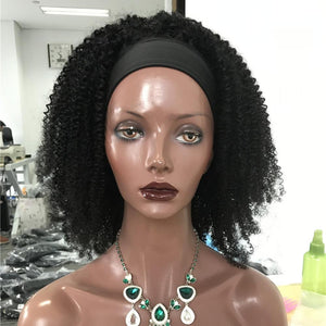 Scarf Wig 250% Density Afro Kinky Curly Headband Wig - Bianca's hair and beauty supply