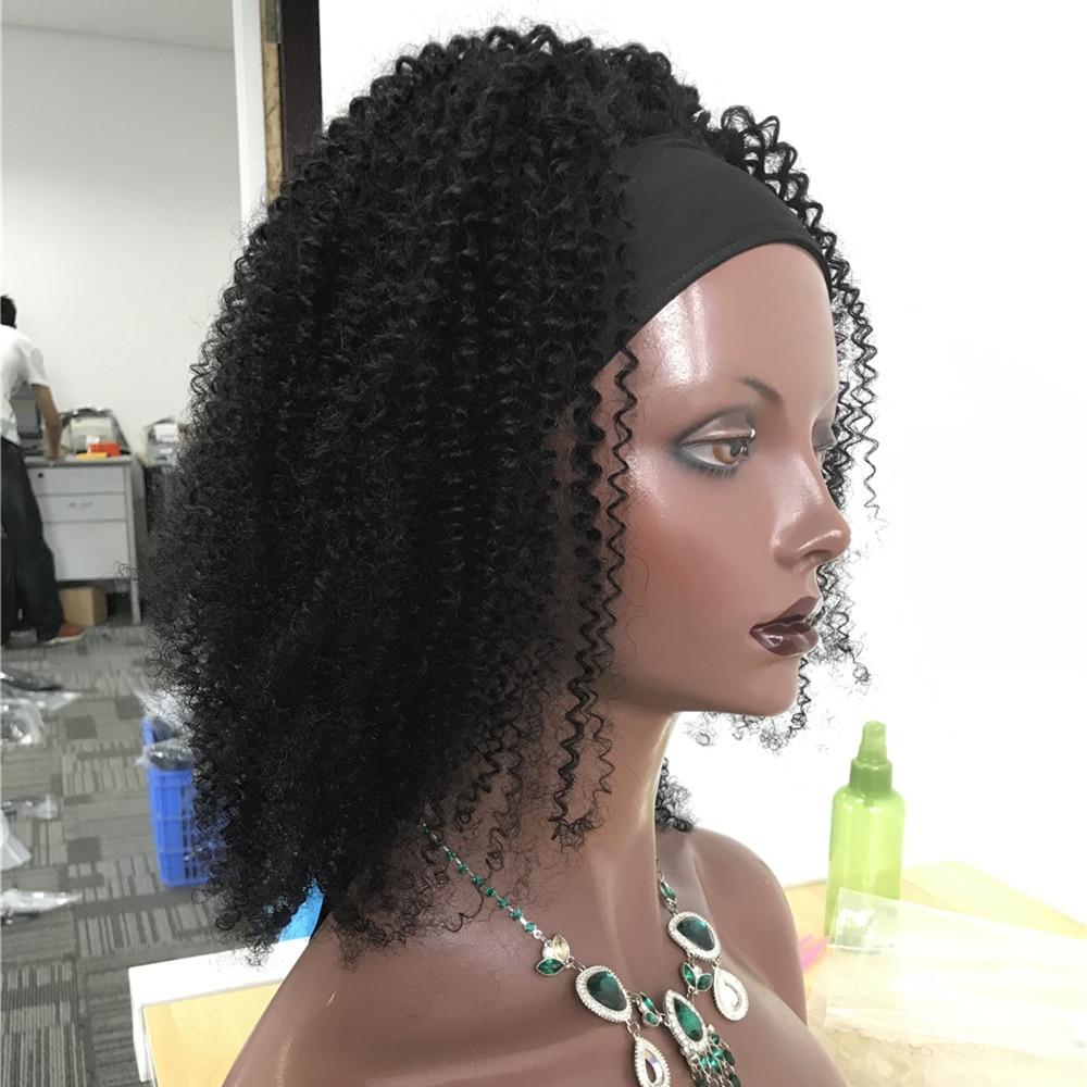 Scarf Wig 250% Density Afro Kinky Curly Headband Wig - Bianca's hair and beauty supply