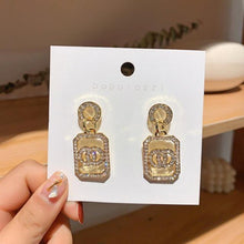 Load image into Gallery viewer, New earrings 2020 tide simple female senior sense niche small French net red earrings small earrings Elegant Prevent Allergy - Bianca's hair and beauty supply
