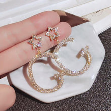 Load image into Gallery viewer, New earrings 2020 tide simple female senior sense niche small French net red earrings small earrings Elegant Prevent Allergy - Bianca's hair and beauty supply
