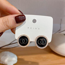 Load image into Gallery viewer, New earrings 2020 tide simple female senior sense niche small French net red earrings small earrings Elegant Prevent Allergy - Bianca's hair and beauty supply

