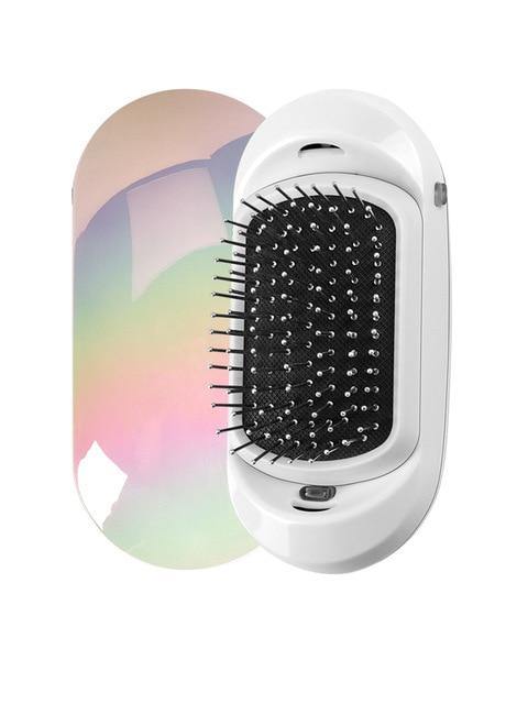 New Version Ionic Hairbrush Potable Negative Ions Dropshipping Niche Product Electric Massage Hairbrush Anti-static Hair Brush - Bianca's hair and beauty supply