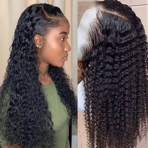 Water Wave Wig Short Curly Lace Front Human Hair Wigs For Black Women Bob Long Deep Frontal Brazilian Wig Wet And Wavy 13x4 Lace - Bianca's hair and beauty supply