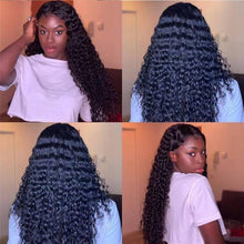 Load image into Gallery viewer, Afro Kinky Curly Hair 3 Bundles Deals Human Hair Bundles Bundles Peruvian Brazilian Hair Weave Bundles non-remy Hair Extension - Bianca's hair and beauty supply
