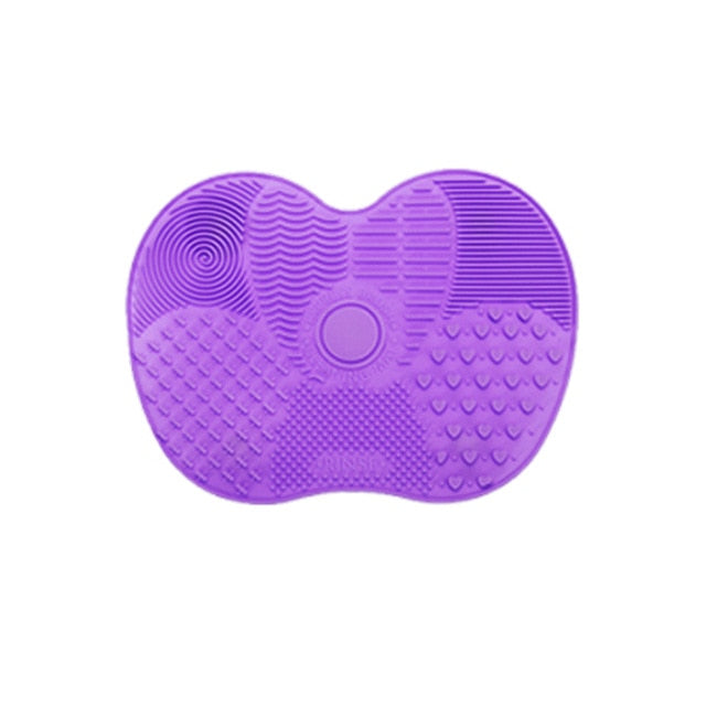 Silicone Makeup Brush Cleaner Foundation Makeup Brush Scrubber Board Pad Make Up Washing Brush Gel Cleaning Mat Hand Tool - Bianca's hair and beauty supply